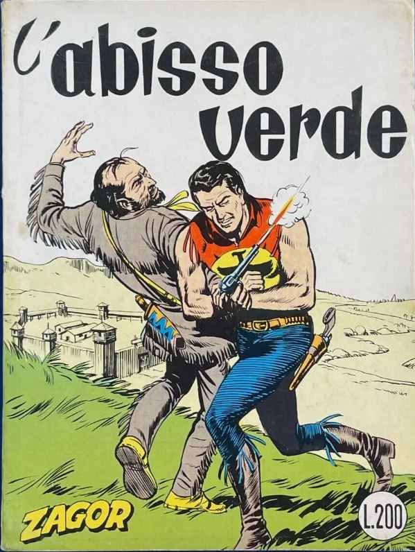 Zagor Zenith Gigante N. 64 quadrato giallo - "L'abisso verde" - valore 5000 €